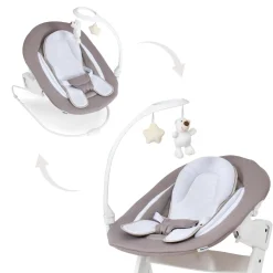 Hauck Transat Alpha Bouncer Deluxe Sand