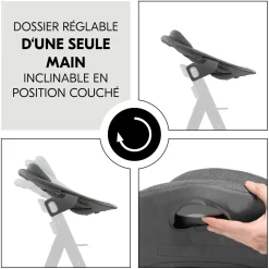 Hauck Transat Alpha Bouncer Premium Dark Grey