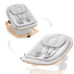 Hauck Transat chaise haute Bouncer Eco Light Grey
