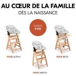 Hauck Transat chaise haute Bouncer Eco Light Grey