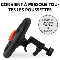 Hauck                    Volant Bébé pour poussette    Black