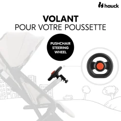 Hauck Volant Bébé pour poussette Black