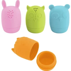 Infantino Arroseurs de bain nettoyables silicone Multicolore