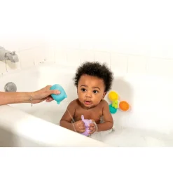 Infantino Coffret de Bain silicone Multicolore