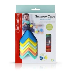 Infantino                    Gobelets gigognes et balles d'activités encastrables    Multicolore