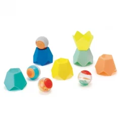 Infantino                    Gobelets gigognes et balles d'activités encastrables    Multicolore