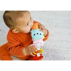 Infantino Peluche Glace à mordiller Multicolore