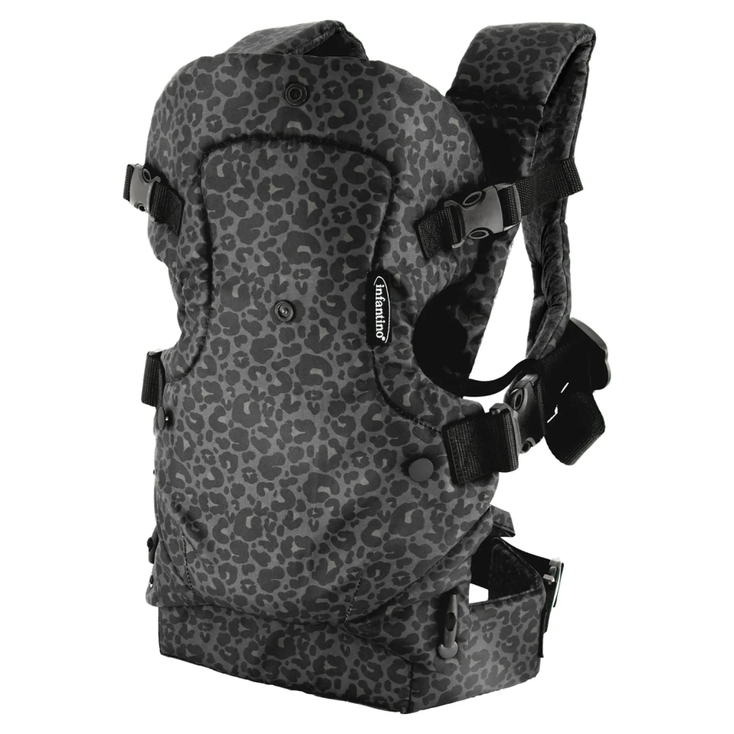 Infantino Porte bébé - Flip 4-en-1 Black Léopard
