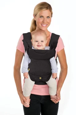 Infantino                    Porte bébé - Flip 4-en-1    Denim Noir et Or