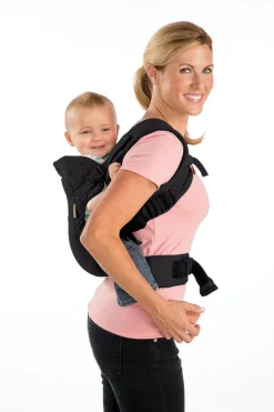 Infantino                    Porte bébé - Flip 4-en-1    Denim Noir et Or