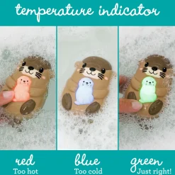 Infantino Thermomètre de bain lumineux otarie Océan