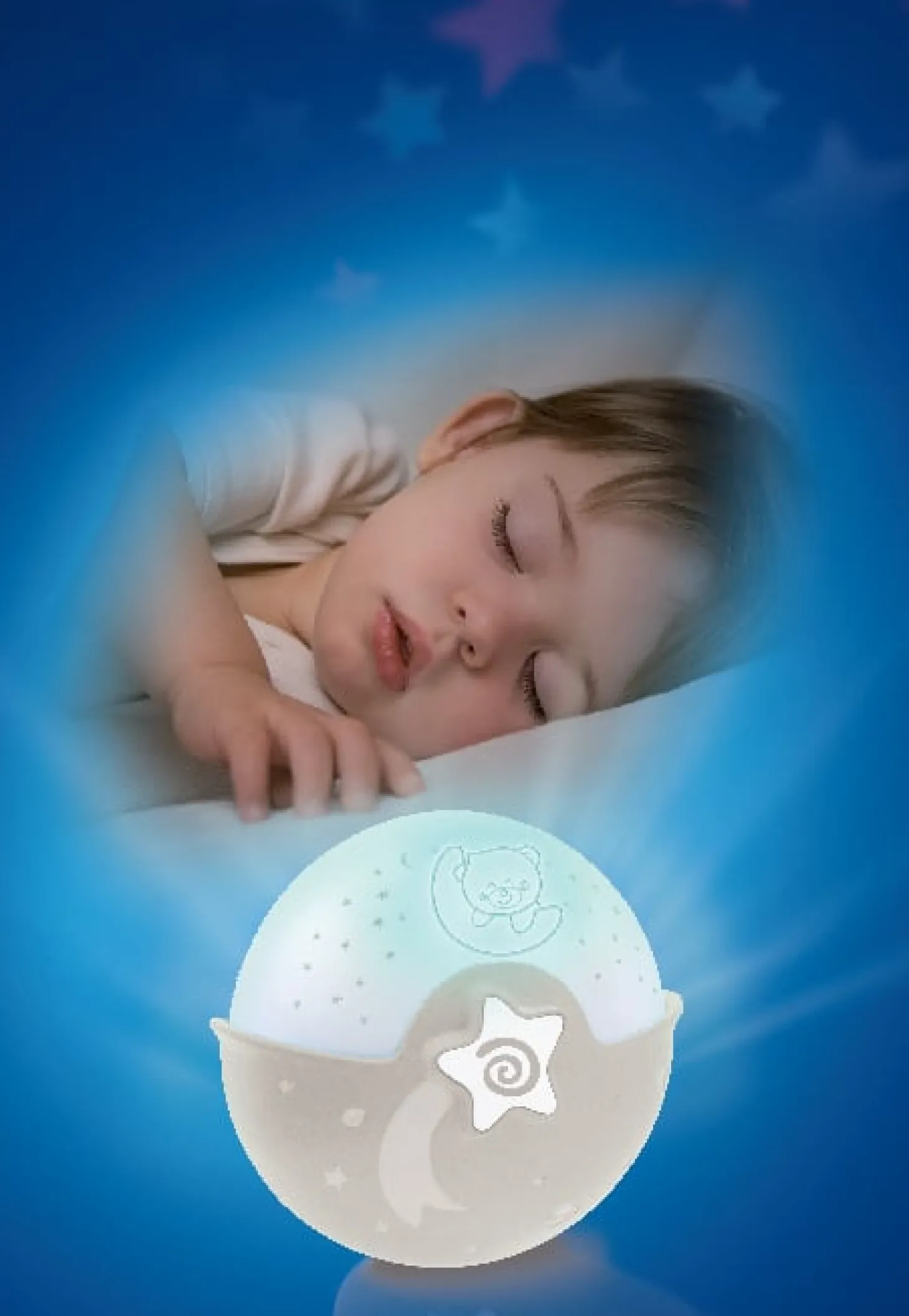Infantino Veilleuse Projecteur Lampe Taupe