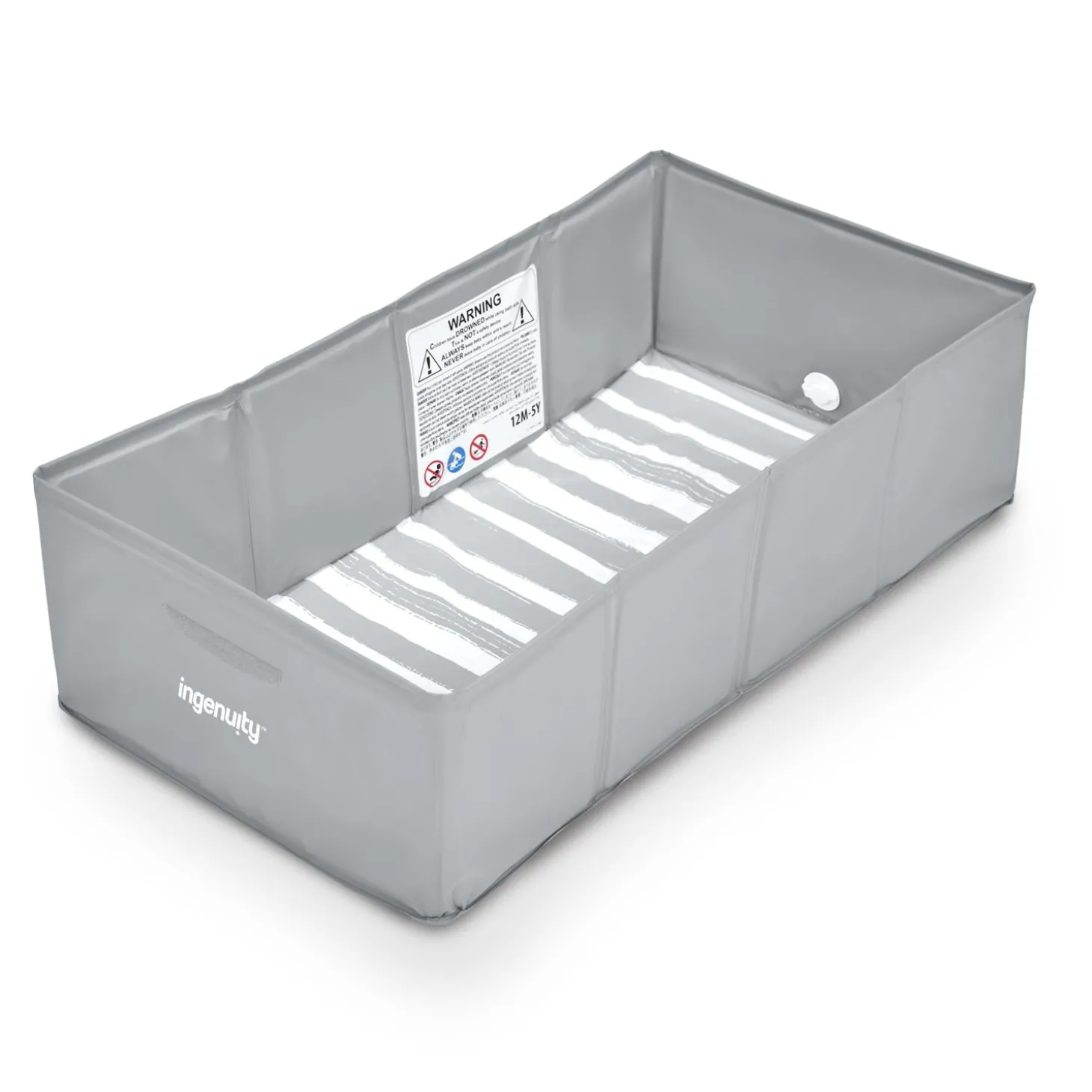Ingenuity Baignoire de voyage pliable Tuckaway Gris