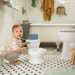 Ingenuity                    Toilettes miniatures My Size    Blanc