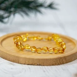 Irréversible Bijoux Honey - Bracelet d'ambre Jaune 0-2 ans