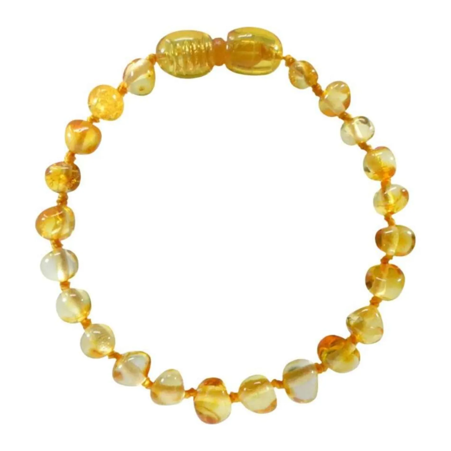 Irréversible Bijoux Honey - Bracelet d'ambre Jaune 0-2 ans