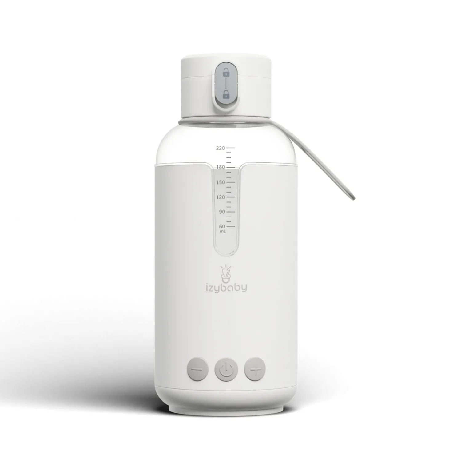 Izybaby Chauffe-Biberon Nomade Blanc Et Gris 240 ml