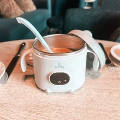 Izybaby Chauffe Petit-Pot Nomade Blanc et gris 350 ml