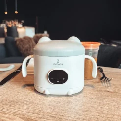 Izybaby Chauffe Petit-Pot Nomade Blanc et gris 350 ml
