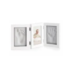 Jané Cadre photo 2 empreintes main/pied White
