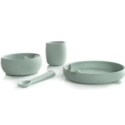 Jané                    Coffret repas en silicone    Mint
