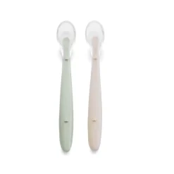 Jané                    Lot de 2 cuilleres en silicone souple    Cosmos