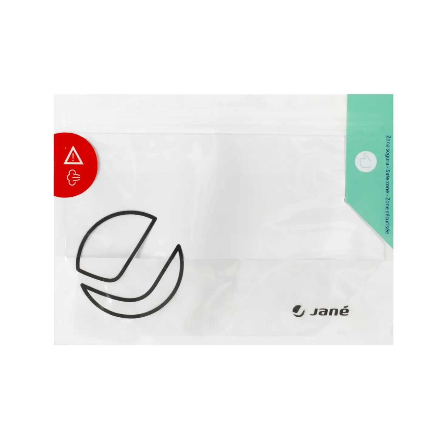Jané Lot de 5 sachets de stérilisation micro-ondes réutilisables White