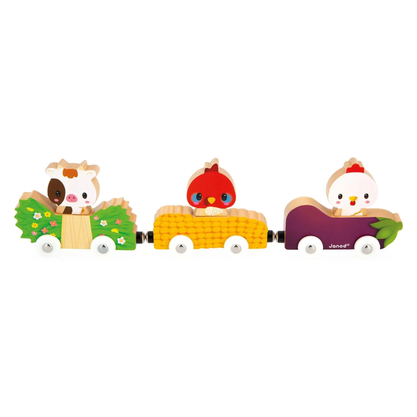 Janod Animaux de la ferme magnetiques Ferme Multicolore