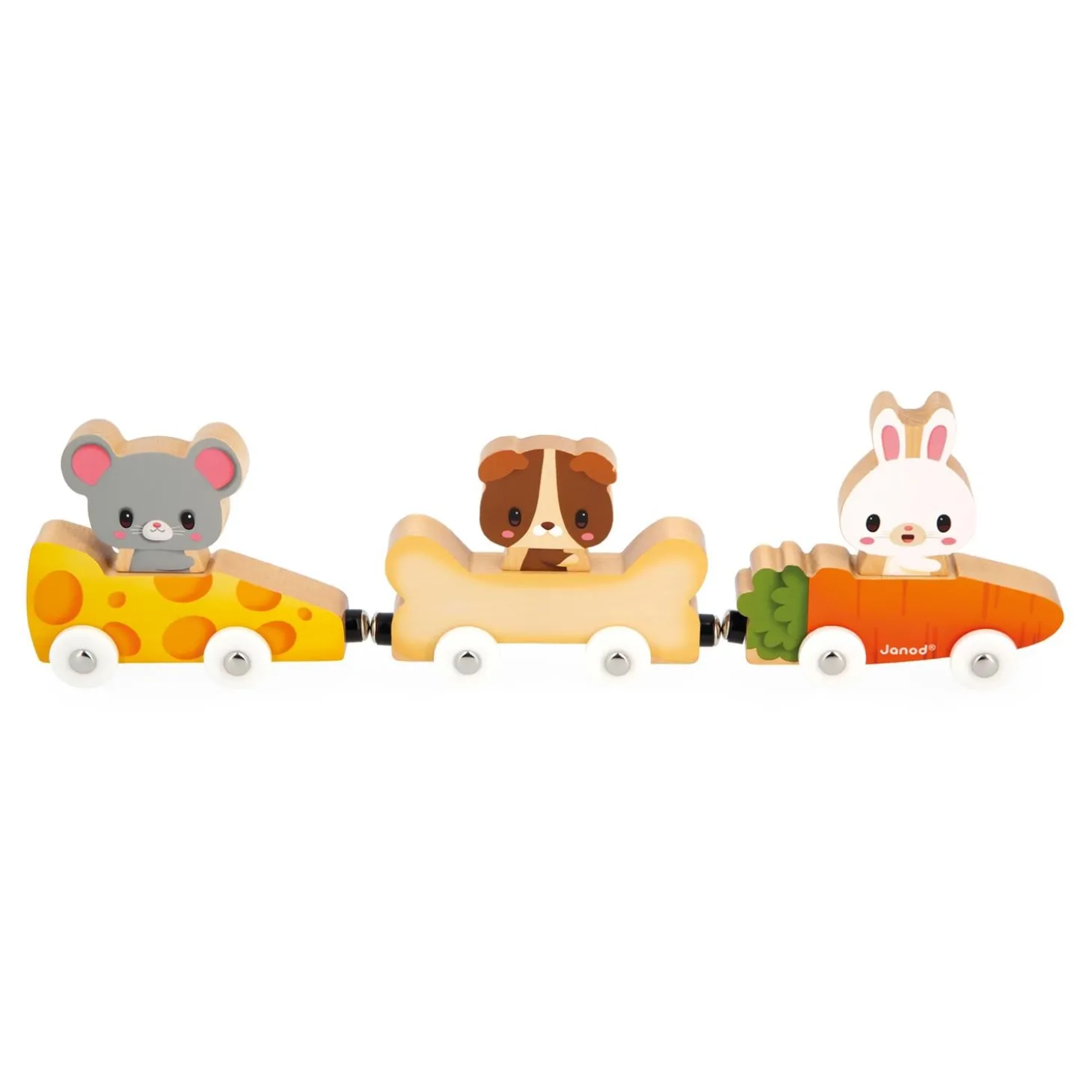 Janod Animaux familiers magnetiques Ferme Multicolore