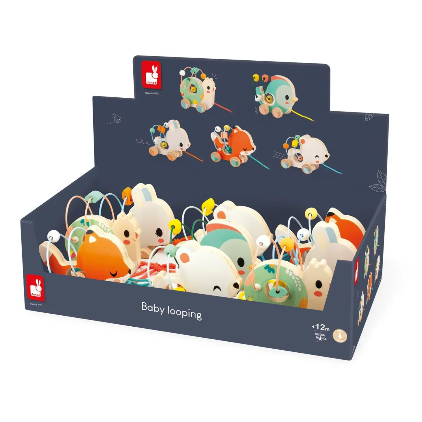 Janod Baby looping animaux pure