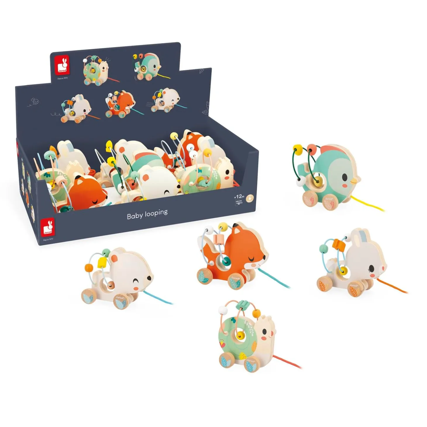 Janod Baby looping animaux pure