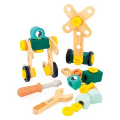 Janod                    Baril 50 pcs Brico'kids    Multicolore