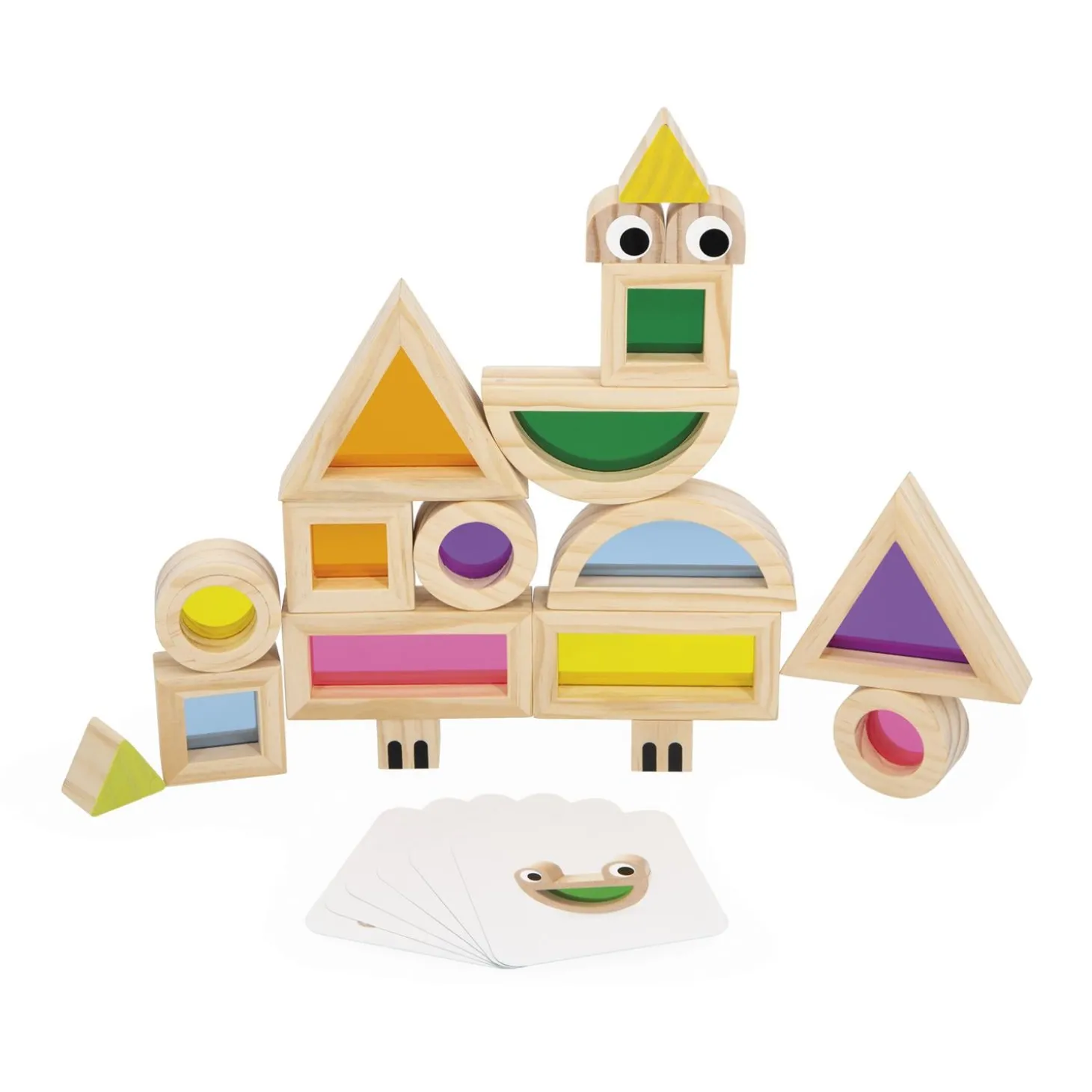 Janod Blocs Translucides Multicolore