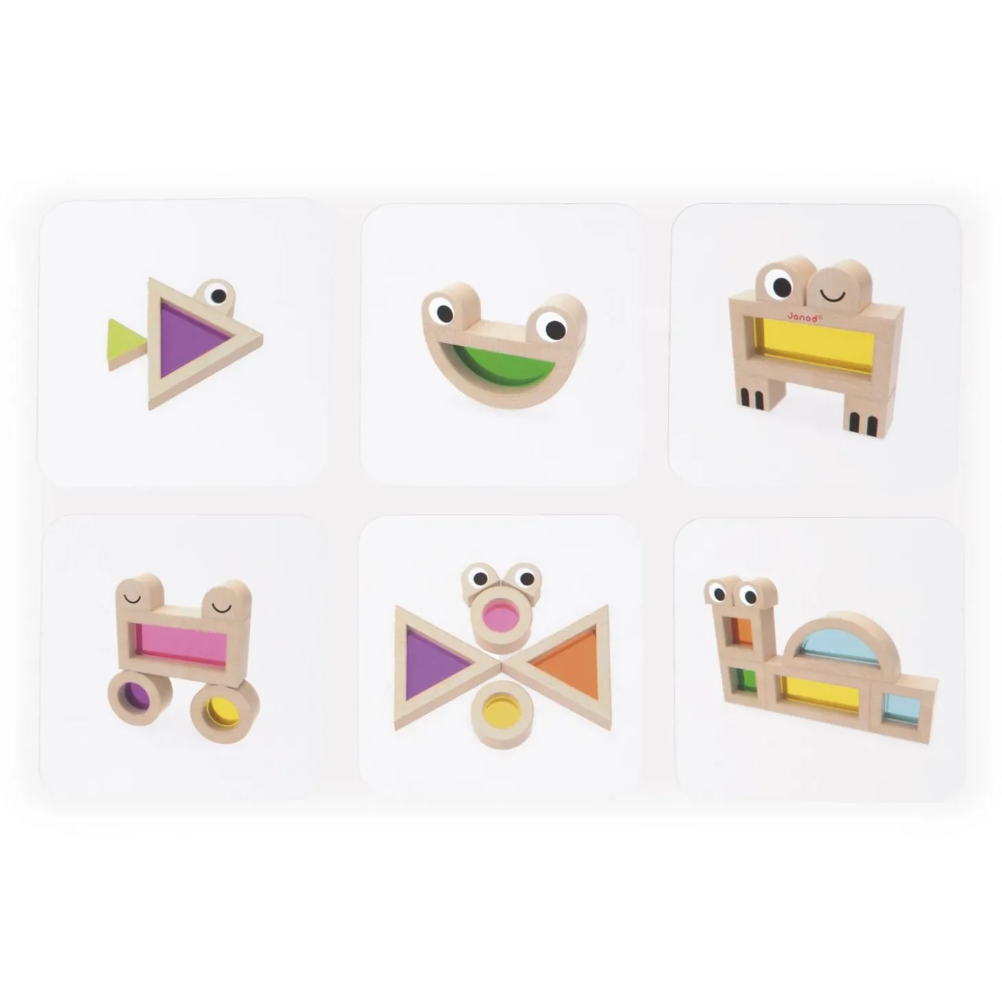 Janod Blocs Translucides Multicolore