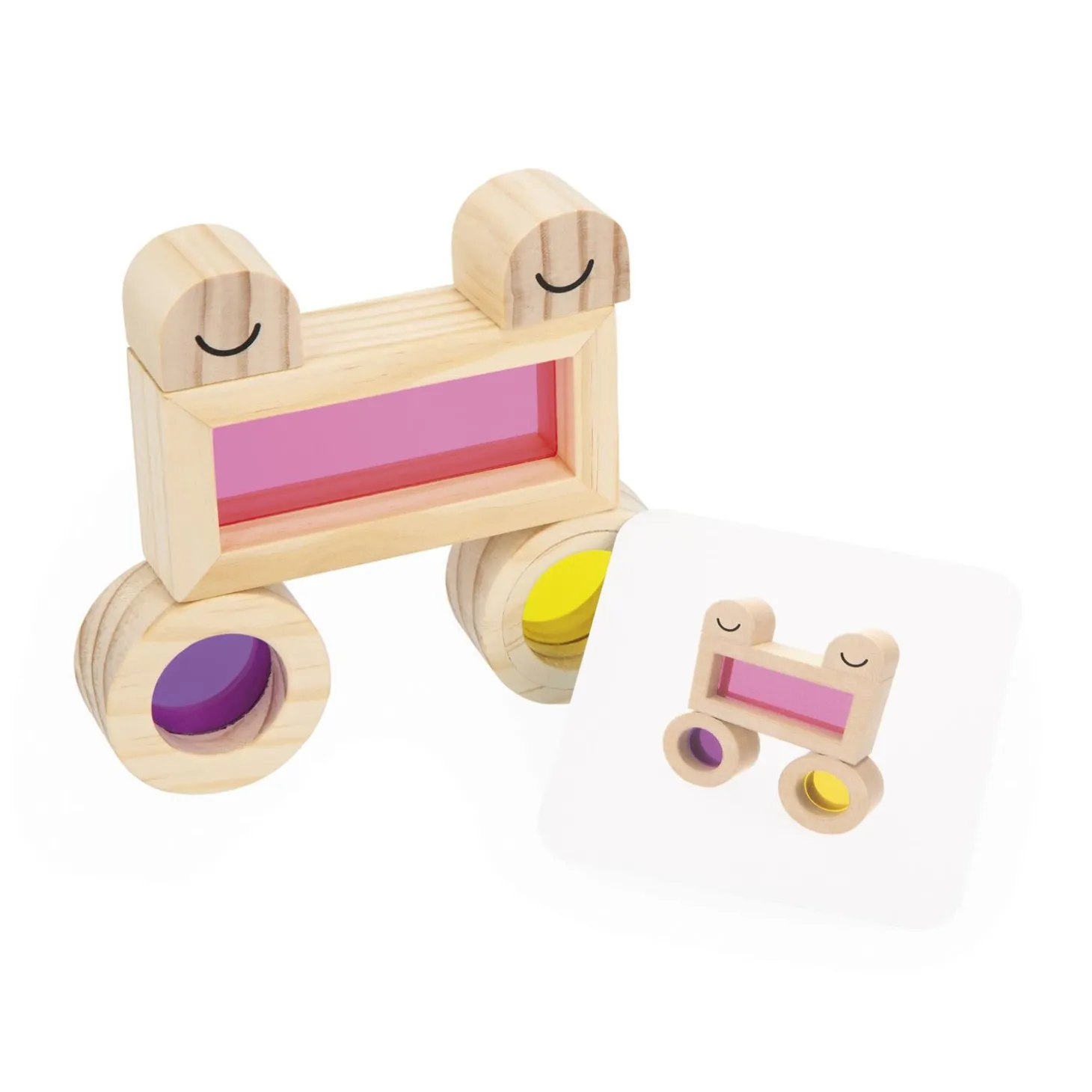 Janod Blocs Translucides Multicolore