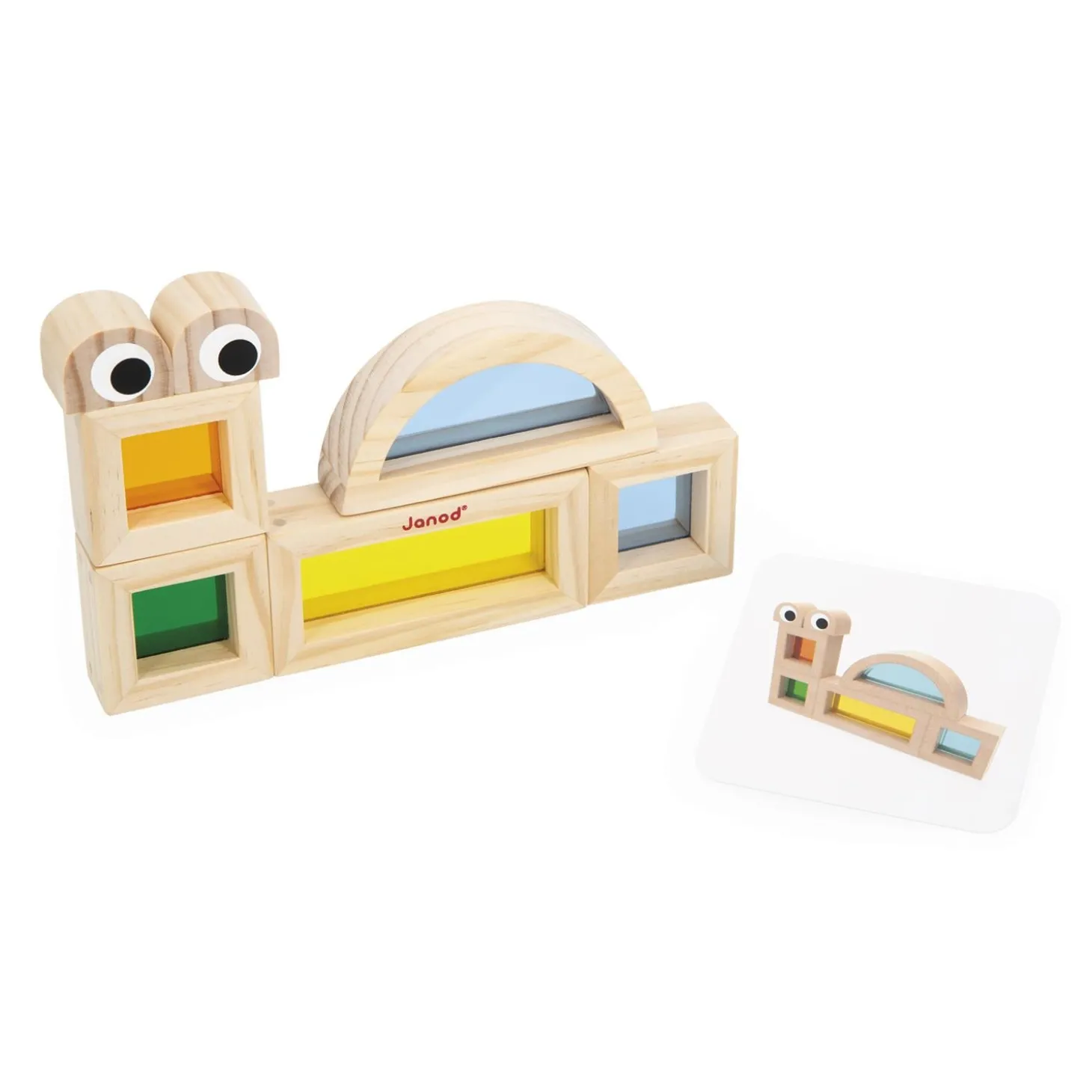 Janod Blocs Translucides Multicolore