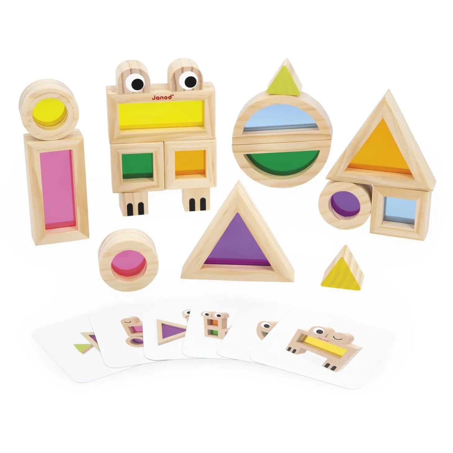 Janod Blocs Translucides Multicolore