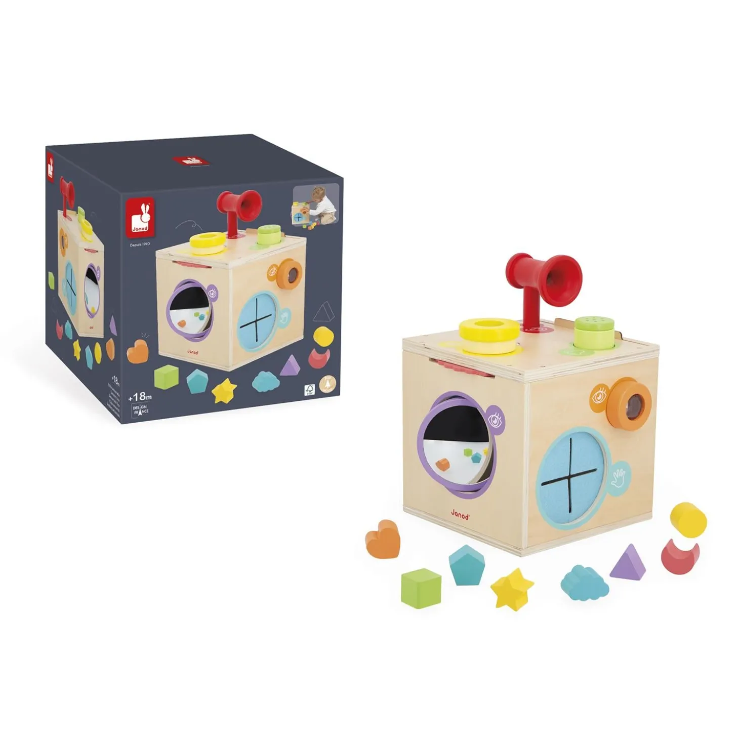 Janod Boite Sensorielle Multicolore