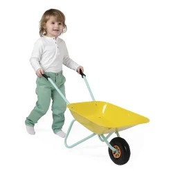 Janod Brouette Metal Happy Garden Jaune