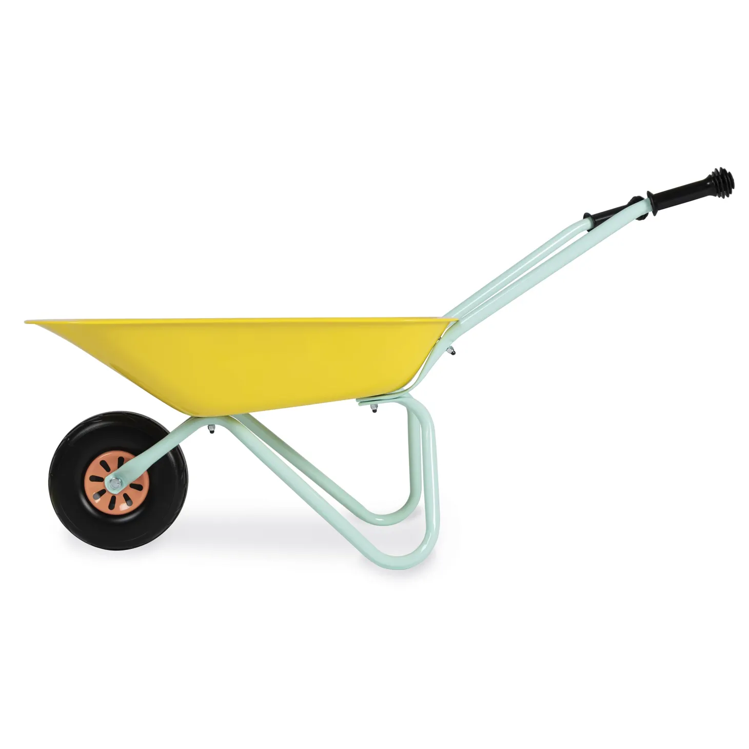 Janod Brouette Metal Happy Garden Jaune