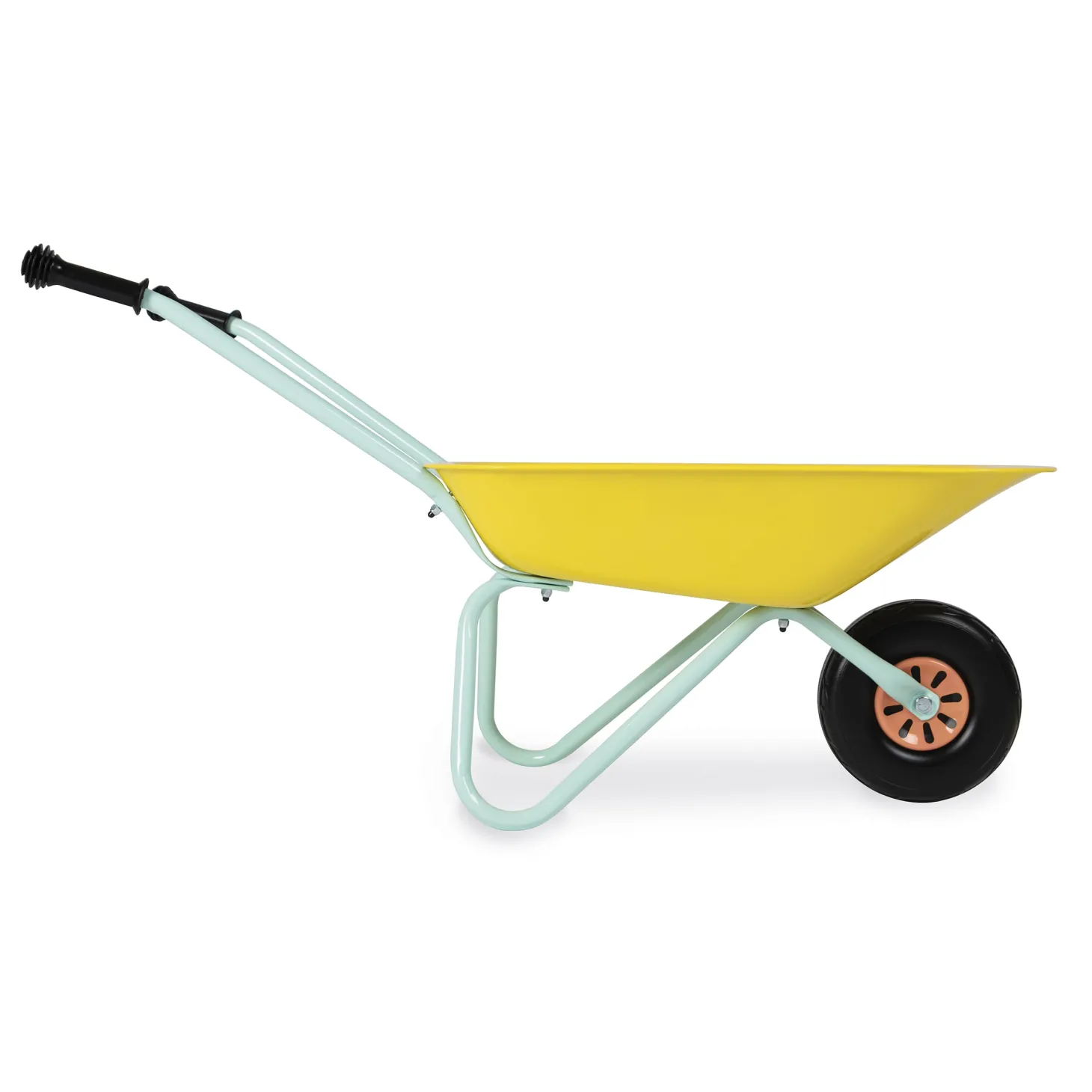 Janod Brouette Metal Happy Garden Jaune