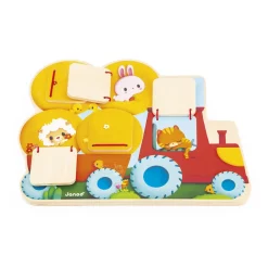Janod                    CacheCache Tracteur Ferme    Jaune