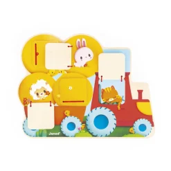 Janod                    CacheCache Tracteur Ferme    Jaune
