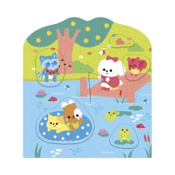 Janod                    Cahier de Stickers La Campagne    Multicolore