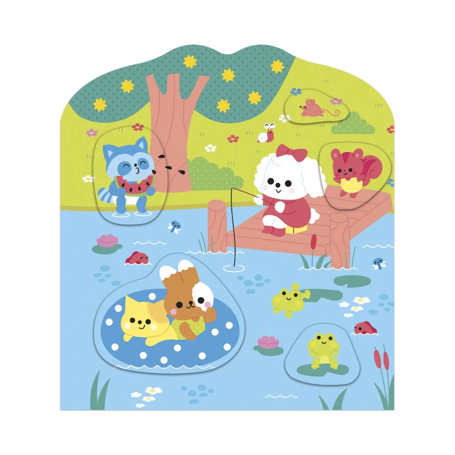 Janod Cahier de Stickers La Campagne Multicolore