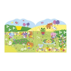 Janod Cahier de Stickers La Campagne Multicolore