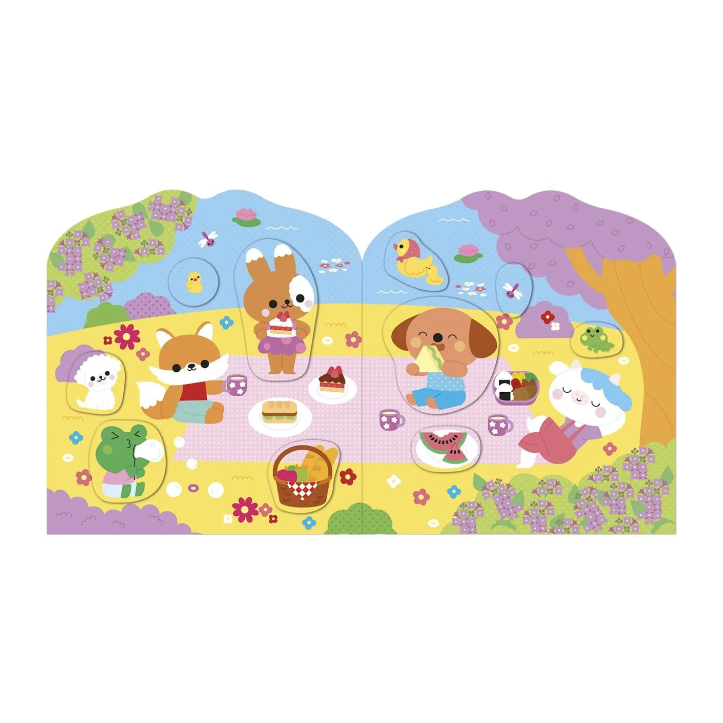 Janod Cahier de Stickers La Campagne Multicolore