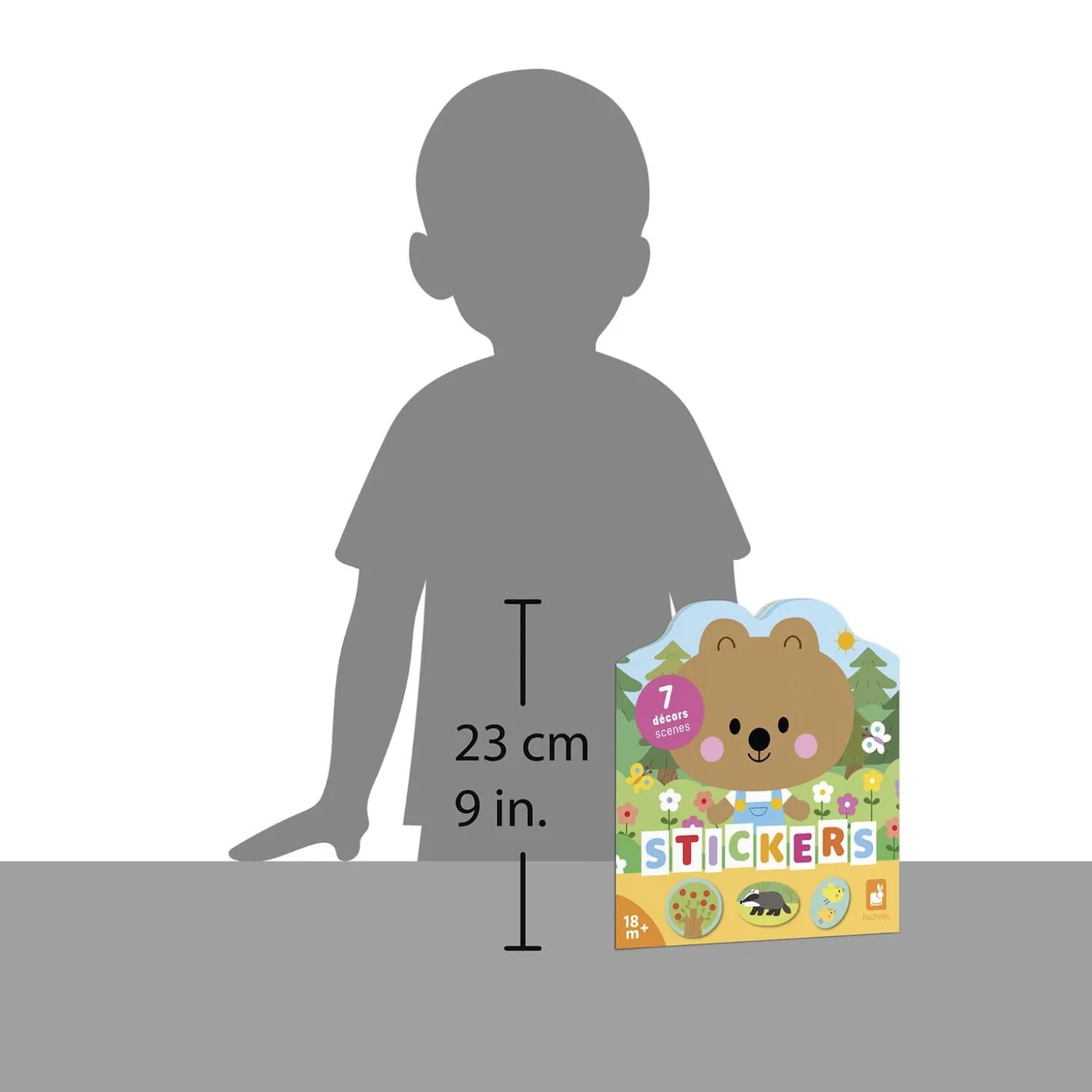 Janod Cahier de Stickers La Foret Multicolore
