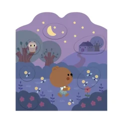 Janod Cahier de Stickers La Foret Multicolore