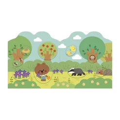 Janod Cahier de Stickers La Foret Multicolore